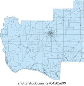 US Illinois State Jersey County Vector Census Block 2020 vector Tabulation (Census) Block