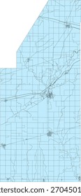 US Illinois State Piatt County Vector Census Block 2020 vector Tabulation (Census) Block