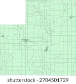 US Illinois State Stark County Vector Census Block 2020 vector Tabulation (Census) Block