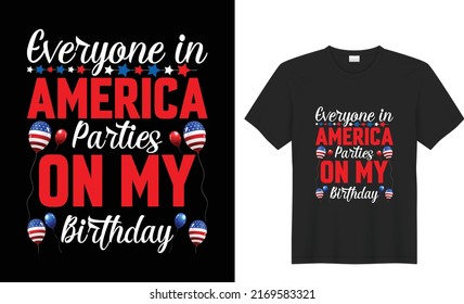 us independance day t shirt design vector t shirt design and for prints t shirt fashion clothing poster, tote bag, mug and merchandise
 black background 