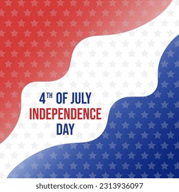 US Independence Day. Happy Independence day Vector. 4th of July United States Independence Day.