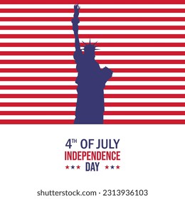 US Independence Day. Happy Independence day Vector. 4th of July United States Independence Day.