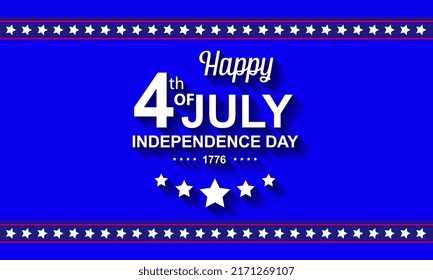 Us independence day holiday banner template