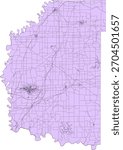 US Indiana State Daviess County Vector Census Block 2020 vector Tabulation (Census) Block