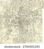 US Indiana State Marion County Vector Census Block 2020 vector Tabulation (Census) Block