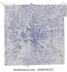 
US Indiana State Marion County Street Centerlines