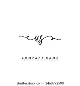 US Initial beauty floral logo template