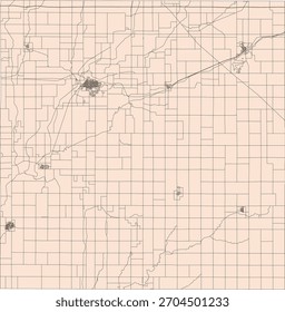 US Iowa State Cass County Vector Census Block 2020 vector Tabulation (Census) Block