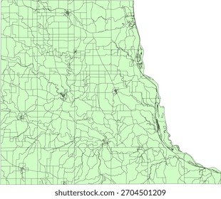 US Iowa State Clayton County Vector Census Block 2020 vector Tabulation (Census) Block