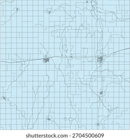 US Iowa State Hancock County Vector Census Block 2020 vector Tabulation (Census) Block