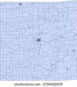 US Iowa State Madison County Vektor Census Block 2020 Vektor Tabulation (Census) Block