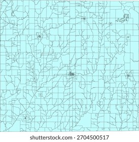 US Iowa State Ringgold County Vetor Census Block 2020 vetor Tabulation (Census) Block