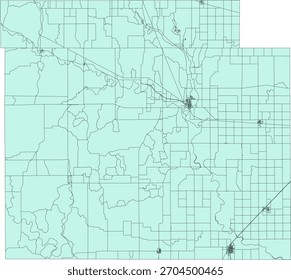 US Kansas State Barber County Vektor Census Block 2020 Vektor Tabulation (Census) Block