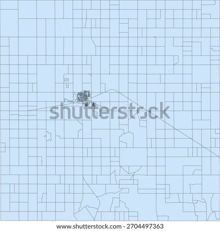 US Kansas State Grant County Vector Census Block 2020 vector Tabulation (Census) Block