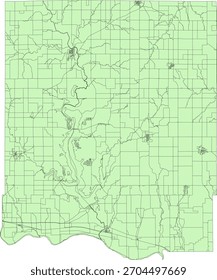 US Kansas State Jefferson County Vektor Census Block 2020 Vektor Tabulation (Census) Block