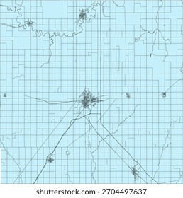 US Kansas State McPherson County Vector Census Block 2020 vector Tabulation (Census) Block