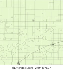 US Kansas State Morton County Vector Census Block 2020 vector Tabulation (Census) Block