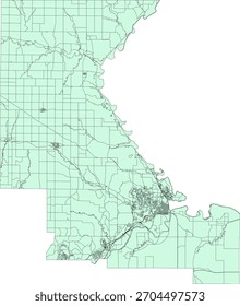 US Kansas State Riley County Vector Census Block 2020 vector Tabulation (Census) Block