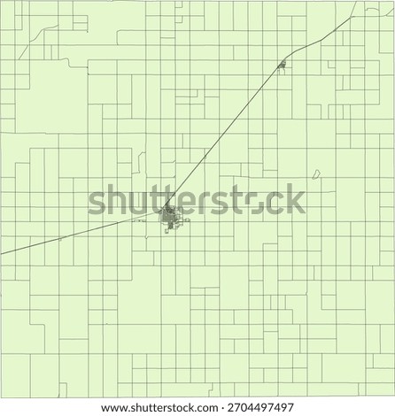 US Kansas State Stevens County Vector Census Block 2020 vector Tabulation (Census) Block