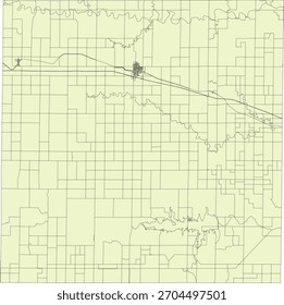 Bloque del censo de Vectores del condado de Trego del estado de Kansas Bloque de tabulación de Vectores (censo) de 2020