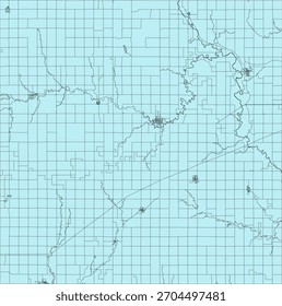 Bloque del censo de Vectores del condado de Washington del estado de Kansas Bloque de tabulación de Vectores (censo) de 2020