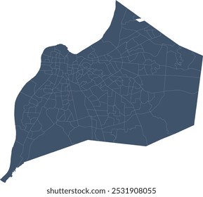 US Kentucky Jefferson county map with census tracts