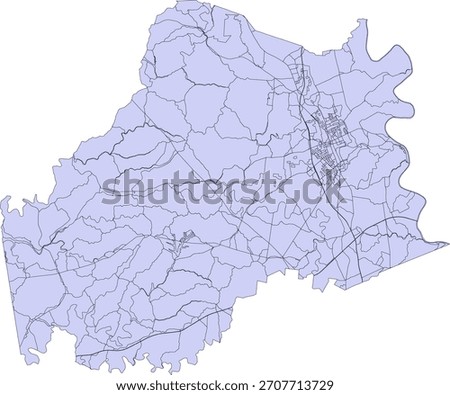 US Kentucky State Anderson County Vector Census Block 2020 vector Tabulation (Census) Block