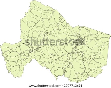 US Kentucky State Carter County Vector Census Block 2020 vector Tabulation (Census) Block