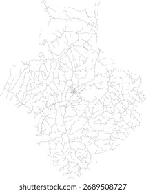 US Kentucky State Casey County Roads vector 2024 for all roads