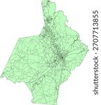 US Kentucky State Hardin County Vector Census Block 2020 vector Tabulation (Census) Block