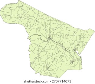 US Kentucky State McLean County Vector Census Block 2020 vector Tabulation (Census) Block