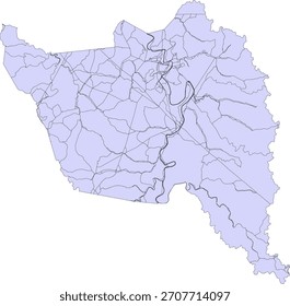 US Kentucky State Owsley County Vetor Census Block 2020 vetor Tabulação (Censo) Bloco