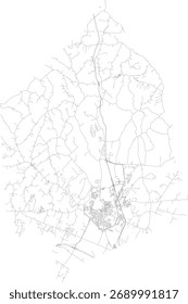 US Kentucky State Scott County Roads vector 2024 for all roads