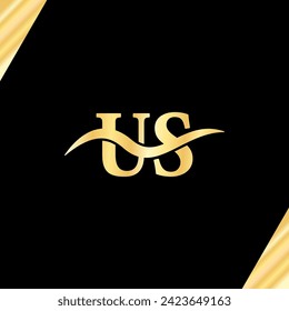 US letter initial luxury Logo Monogram Elegant art designs typography vector of business name  Logotype