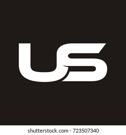 US letter logo design template vector