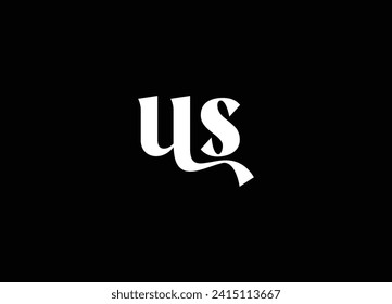 Logo de la carta estadounidense y diseño inicial del logotipo