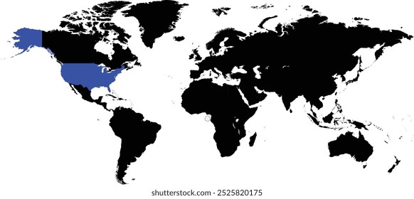 Mapa dos Estados Unidos junto com mapa de São Tomé e Príncipe