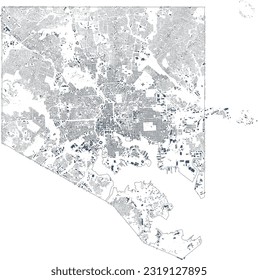 US Maryland Baltimore City Buildings Footprint