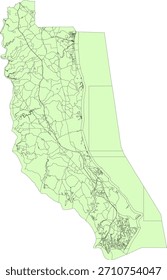 US Maryland State Calvert County Vektor Census Block 2020 Vektor Tabulation (Census) Block