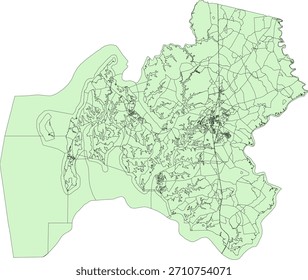 US Maryland State Talbot County Vektor Census Block 2020 Vektor Tabulation (Census) Block