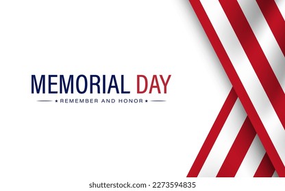 US Memorial Day vector illustration