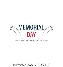 US Memorial Day vector illustration