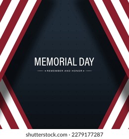 US Memorial Day vector illustration