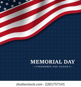 US Memorial Day vector illustration