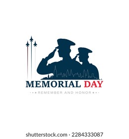 US Memorial Day vector illustration