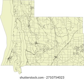 US Michigan State Antrim County Vector Census Block 2020 vector Tabulation (Census) Block