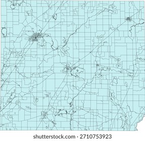 EUA Michigan Estado Cass County Vetor Census Block 2020 vetor Tabulação (Censo) Bloco