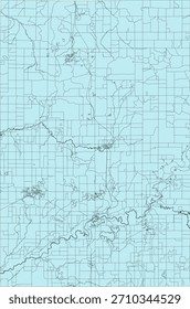 US Michigan State Newaygo County Vektor Census Block 2020 Vektor Tabulation (Census) Block
