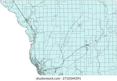 US Minnesota State Benton County Vector Census Block 2020 vector Tabulation (Census) Block