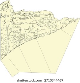 EUA Minnesota Estado Cook County Vetor Census Block 2020 vetor Tabulação (Censo) Bloco